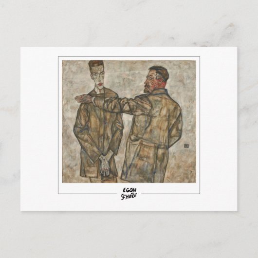 Egon Schiele #226-2 - Fine Art Postkarte (Vorderseite)