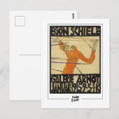 Egon Schiele #231-2 - Fine Art Postkarte (Vorne/Hinten)