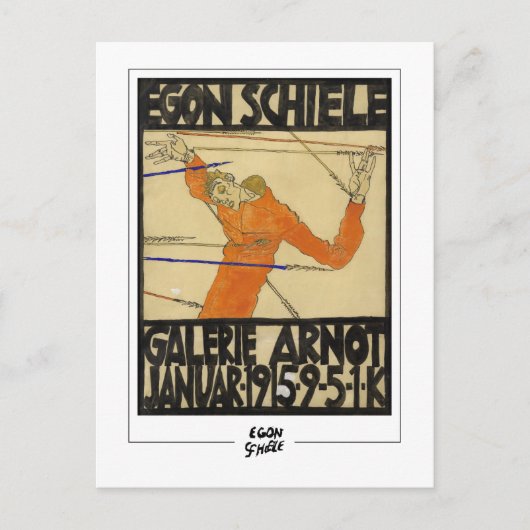 Egon Schiele #231-2 - Fine Art Postkarte (Vorderseite)