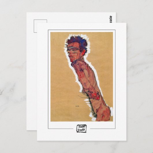 Egon Schiele #286 - Fine Art Postcard Postkarte (Vorne/Hinten)