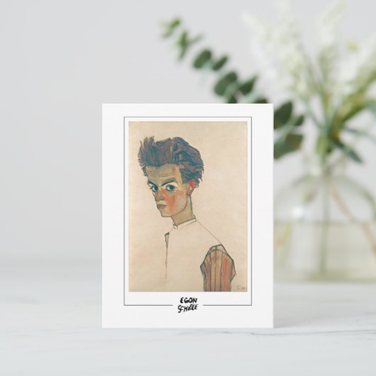 Egon Schiele #28 - Fine Art Postkarte (Stehend Vorderseite)