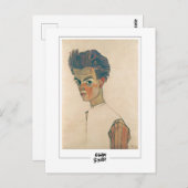 Egon Schiele #28 - Fine Art Postkarte (Vorne/Hinten)