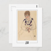 Egon Schiele #305-2 - Fine Art Postkarte (Vorne/Hinten)