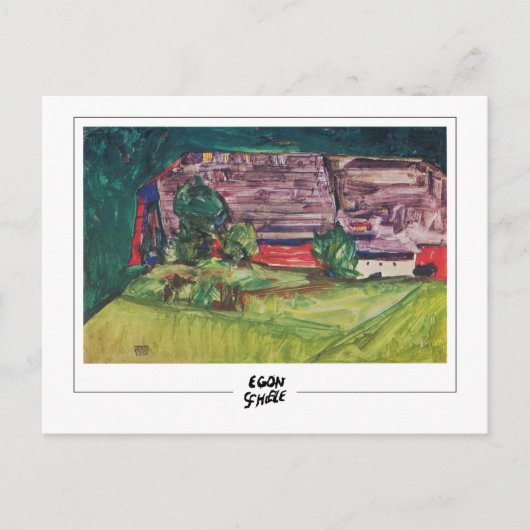 Egon Schiele #310-2 - Fine Art Postkarte (Vorderseite)