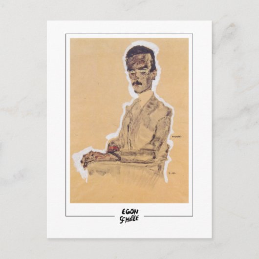 Egon Schiele #313-2 - Fine Art Postkarte (Vorderseite)