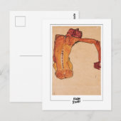Egon Schiele #316-2 - Fine Art Postkarte (Vorne/Hinten)