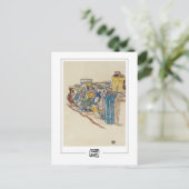 Egon Schiele #344-2 - Kunsthistorkarte Postkarte (Stehend Vorderseite)