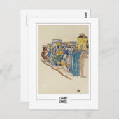 Egon Schiele #344-2 - Kunsthistorkarte Postkarte (Vorne/Hinten)