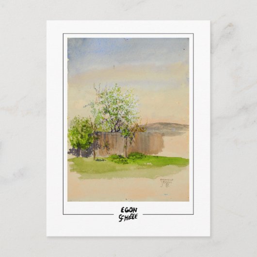 Egon Schiele #379-2 - Fine Art Postkarte (Vorderseite)