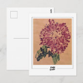 Egon Schiele #408-2 - Fine Art Postkarte (Vorne/Hinten)