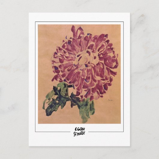 Egon Schiele #408-2 - Fine Art Postkarte (Vorderseite)