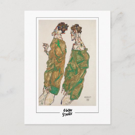 Egon Schiele #421 - Fine Art Postkarte (Vorderseite)