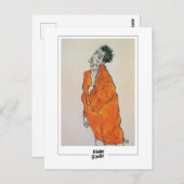 Egon Schiele #424-2 - Fine Art Postkarte (Vorne/Hinten)