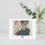 Egon Schiele #49-2 - Kunsthandwerkskarte Postkarte (Stehend Vorderseite)