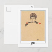 Egon Schiele #53-2 - Fine Art Postkarte (Vorne/Hinten)