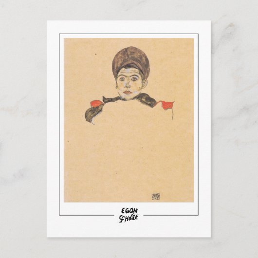 Egon Schiele #53-2 - Fine Art Postkarte (Vorderseite)