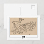 Egon Schiele #560-2 - Fine Art Postkarte (Vorne/Hinten)