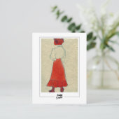 Egon Schiele #579 - Fine Art Postkarte (Stehend Vorderseite)