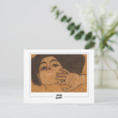 Egon Schiele #590-2 - Fine Art Postkarte (Stehend Vorderseite)