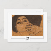 Egon Schiele #590-2 - Fine Art Postkarte (Vorne/Hinten)