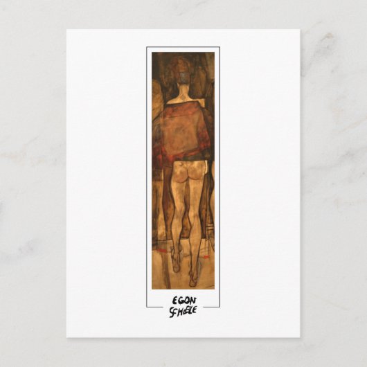 Egon Schiele #89-2 - Fine Art Postkarte (Vorderseite)