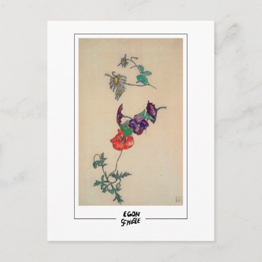 Egon Schiele #95 - Fine Art Postkarte (Vorderseite)