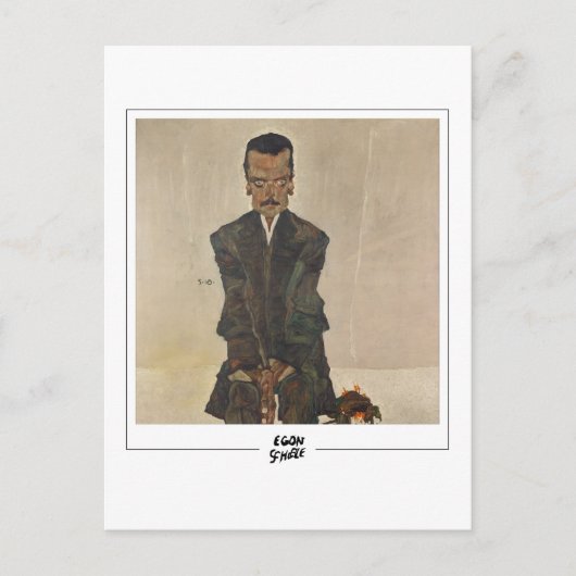 Egon Schiele #9-2 - Fine Art Postkarte (Vorderseite)
