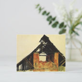 Egon Schiele - Altes Ziegelhaus in Kärnten Postkarte (Stehend Vorderseite)