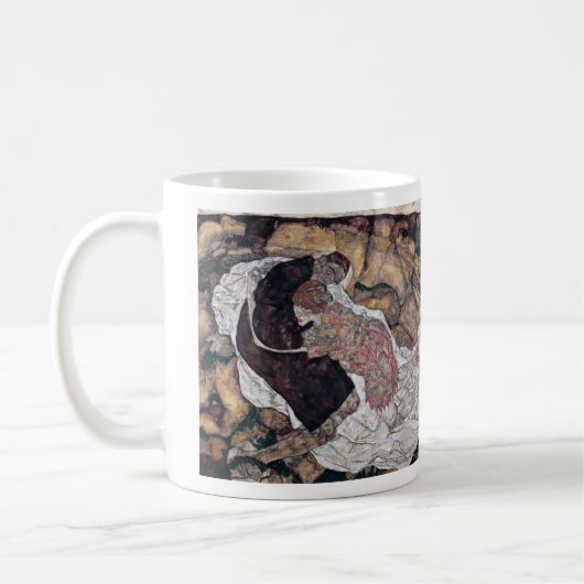 Egon Schiele , “ Death and the Maiden ” Kaffeetasse (Links)