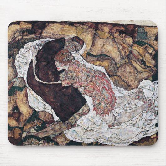 Egon Schiele , “ Death and the Maiden ” Mousepad (Vorne)