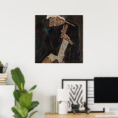 Egon Schiele Der Lyriker Poster (Heimbüro)