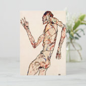 Egon Schiele - Der Tänzer Ankündigung (Stehend Vorderseite)