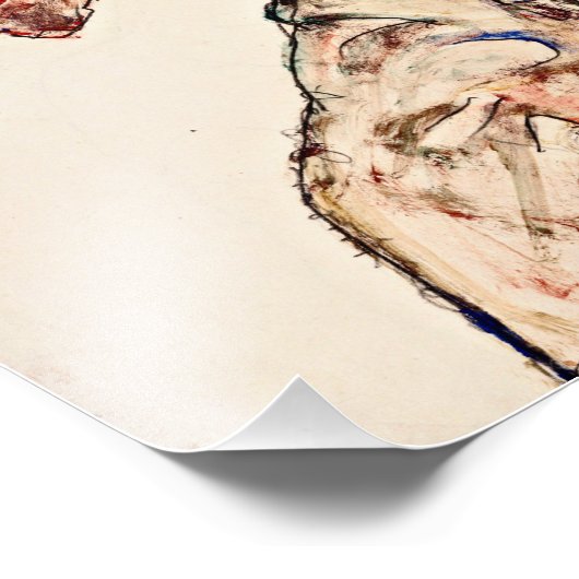 Egon Schiele - Der Tänzer Fotodruck (Ecke)