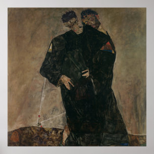 Egon Schiele Die Einsiedler Poster