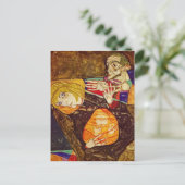 Egon Schiele - Die heilige Familie Postkarte (Stehend Vorderseite)
