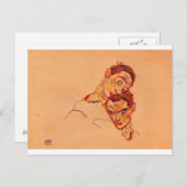 Egon Schiele - Doppeltes Selbstportrait Postkarte (Vorne/Hinten)