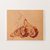Egon Schiele - Doppeltes Selbstportrait Puzzle (Horizontal)