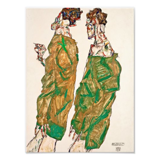 Egon Schiele - Einsatz Fotodruck (Vorne)