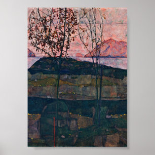 Egon Schiele - Einstellung Sun Poster