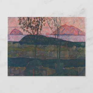 Egon Schiele - Einstellung Sun Postkarte