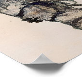 Egon Schiele Expressionism Print Sitzender Poster (Ecke)