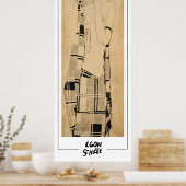 Egon Schiele Fine Art #175 Poster (Küche)