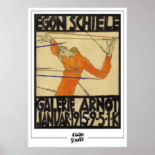 Egon Schiele Fine Art #231-2 Poster (Vorne)