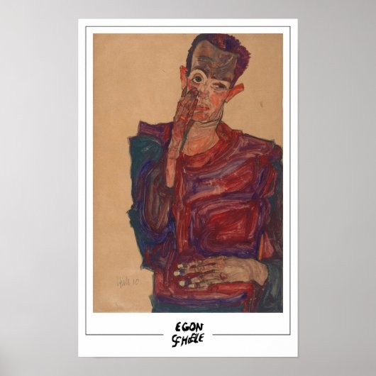 Egon Schiele Fine Art #289-2 Poster (Vorne)