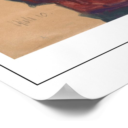 Egon Schiele Fine Art #289-2 Poster (Ecke)