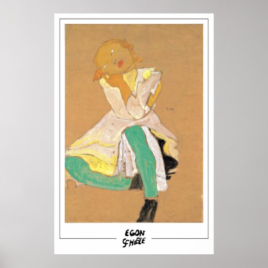 Egon Schiele Fine Art #39 Poster (Vorne)
