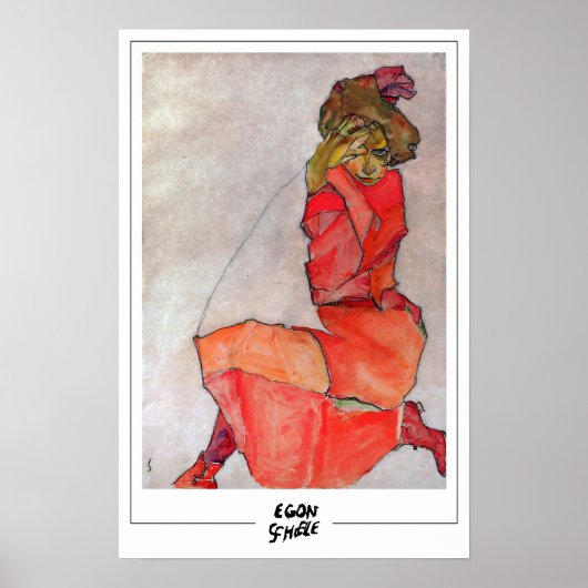 Egon Schiele Fine Art #412 Poster (Vorne)