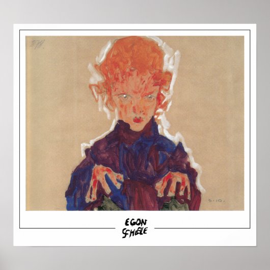 Egon Schiele Fine Art #470 Poster (Vorne)
