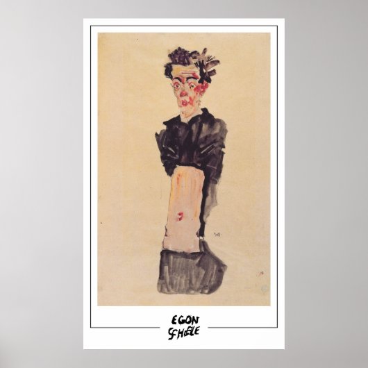 Egon Schiele Fine Art #489-2 Poster (Vorne)