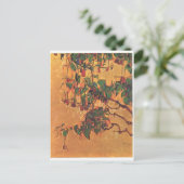 Egon Schiele-Fuchsia Postkarte (Stehend Vorderseite)